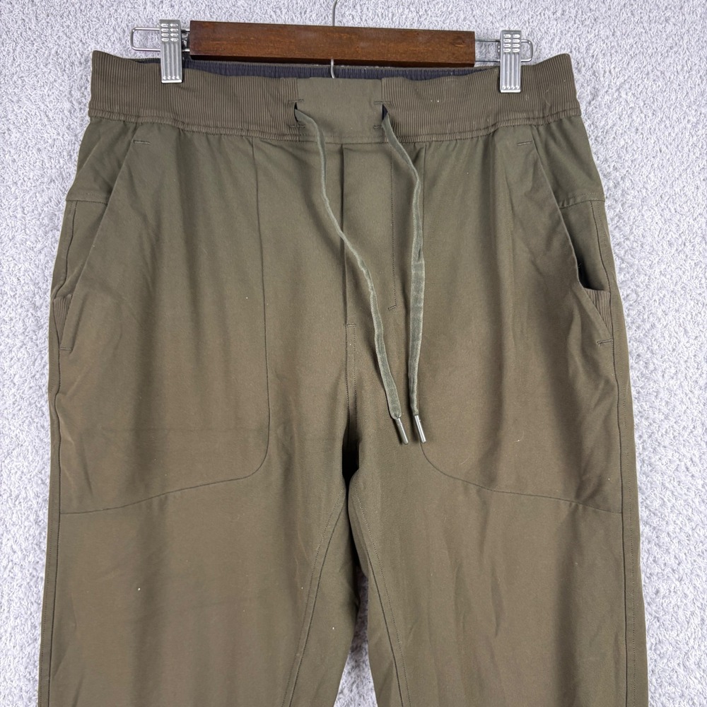 Lululemon Joggers Mens Medium Brown ABC Jogger Warpstreme Stretch Athletic Pants - Picture 2 of 10